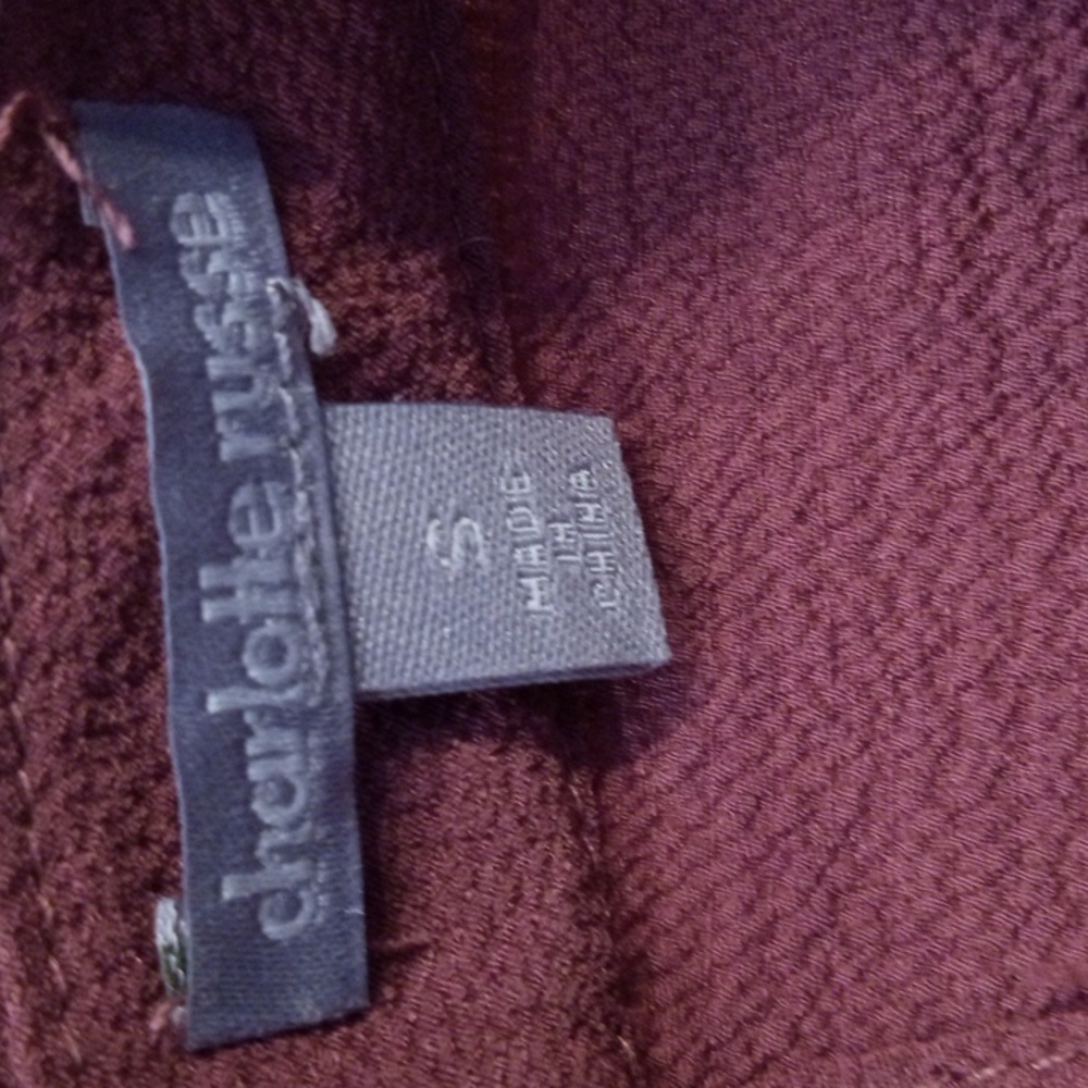 Y2K Elegant Charlotte Russe Women's Top small - Picture 2 of 4